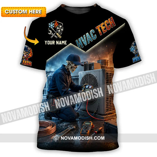 Unisex Shirt - Custom HVAC Tech Shirt - T-shirt