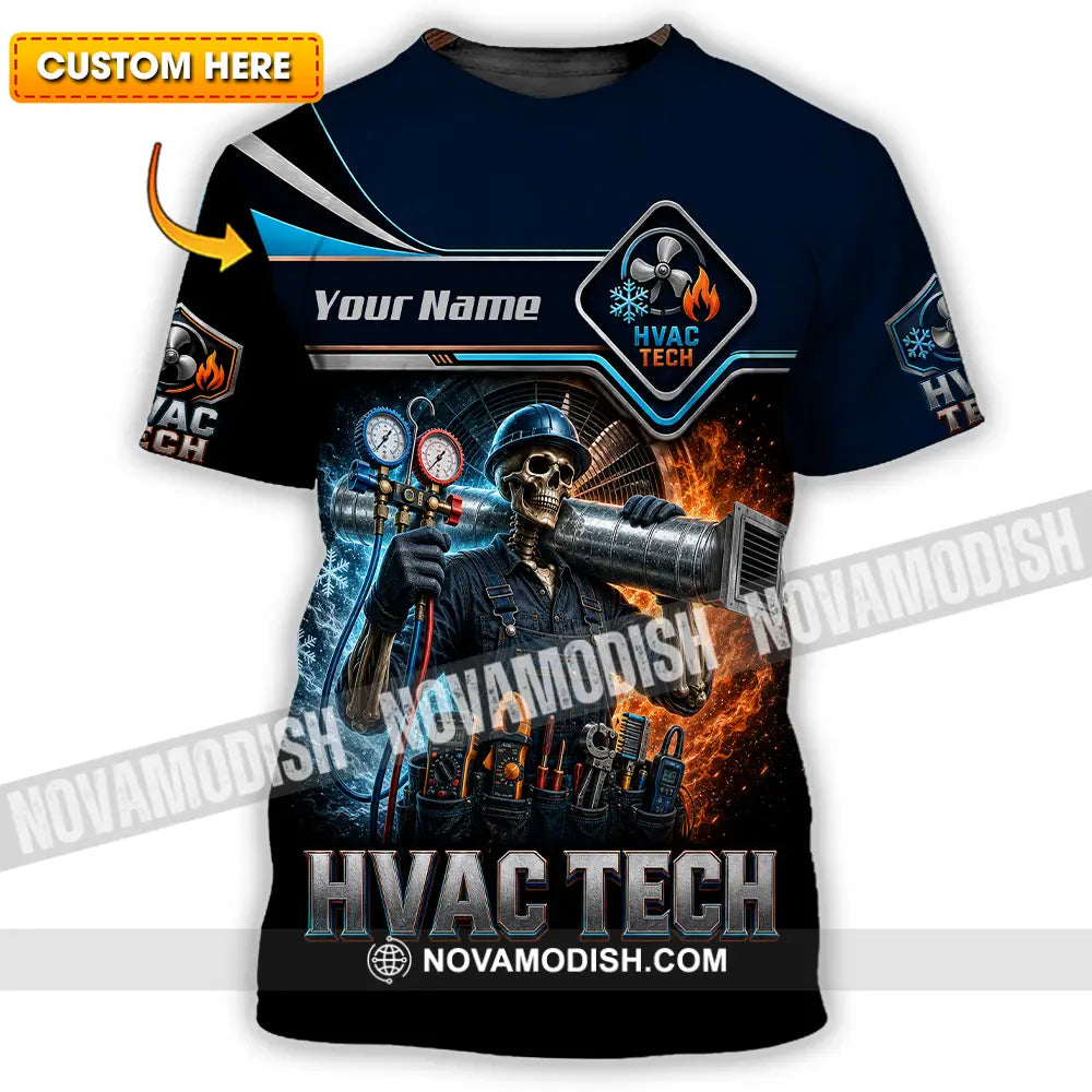 Unisex Shirt - Custom HVAC Tech Shirt - T-shirt