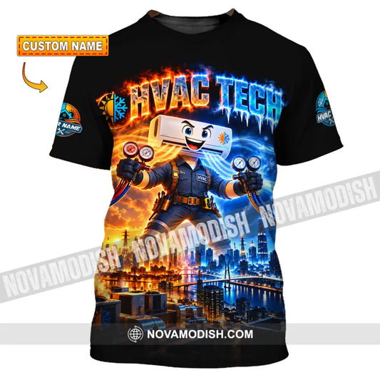 Unisex Shirt - Custom HVAC Tech Shirt - T-shirt