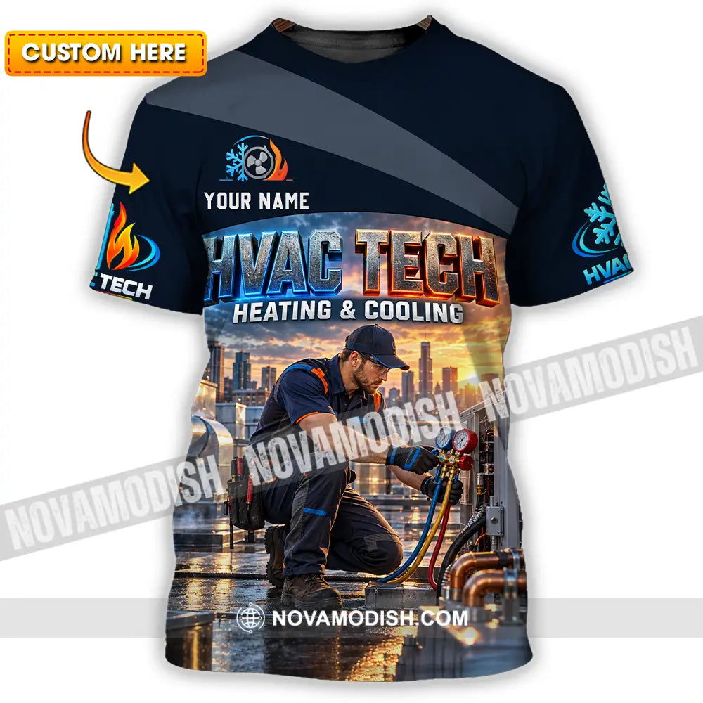 Unisex Shirt - Custom HVAC Tech Shirt - T-shirt