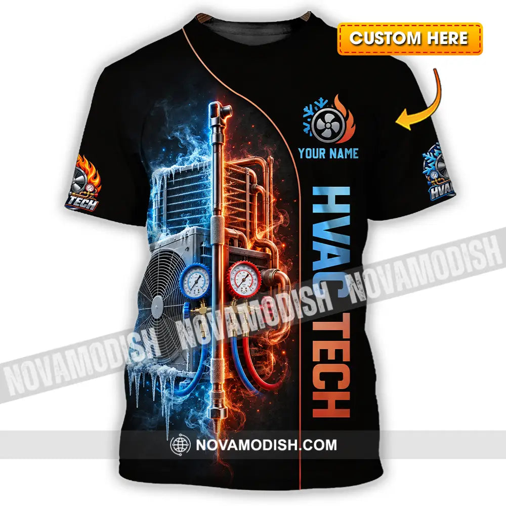 Unisex Shirt - Custom HVAC Tech Shirt - T-shirt