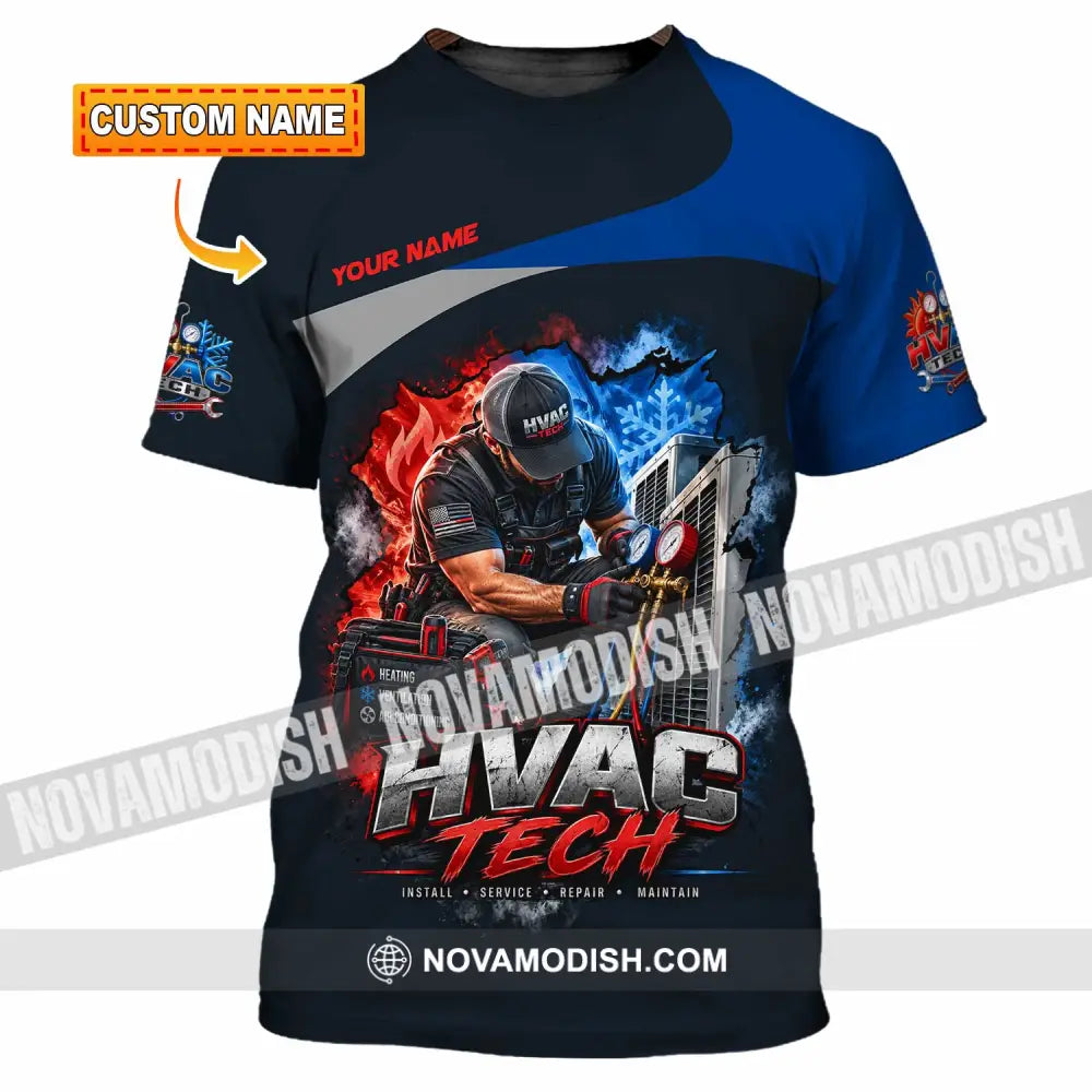 Unisex Shirt - Custom HVAC Tech Shirt - T-shirt