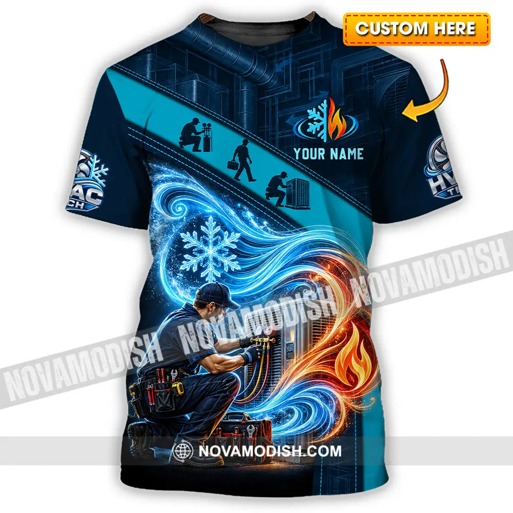 Unisex Shirt - Custom HVAC Tech Shirt - T-shirt