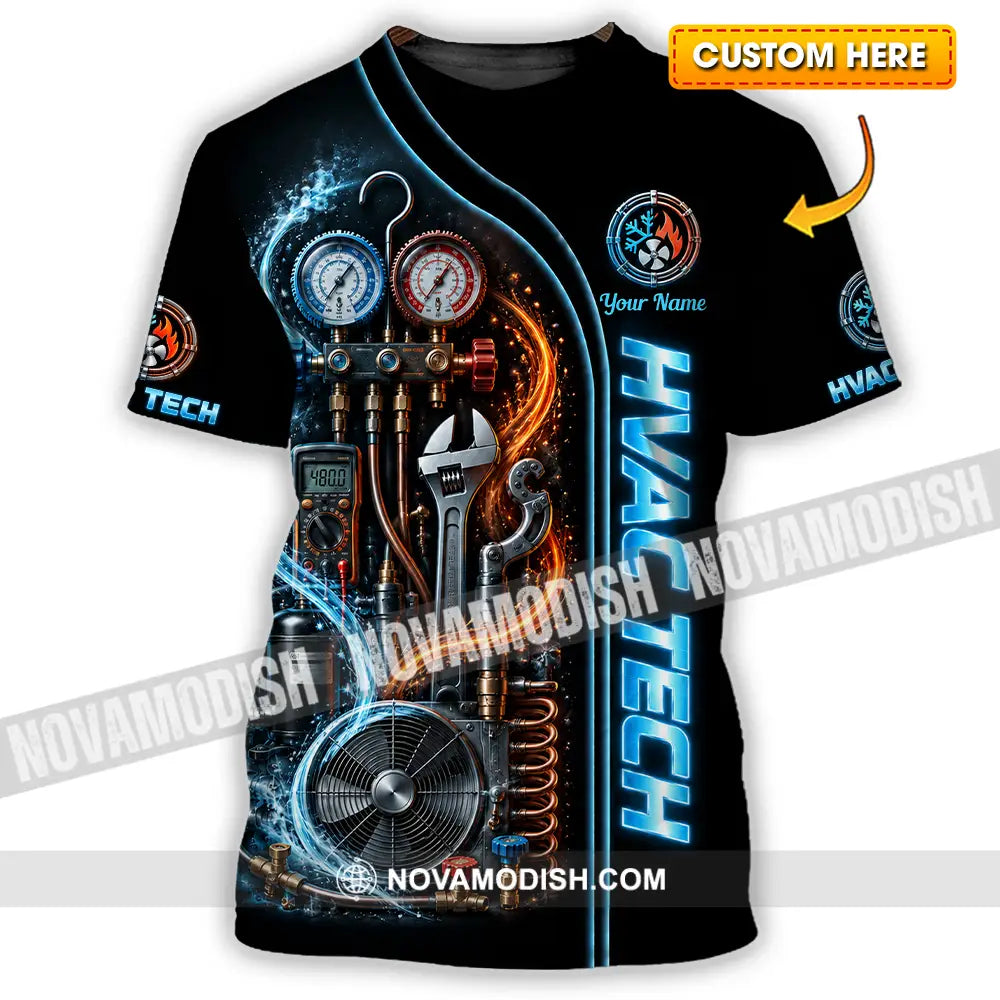 Unisex Shirt - Custom HVAC Tech Shirt - T-shirt