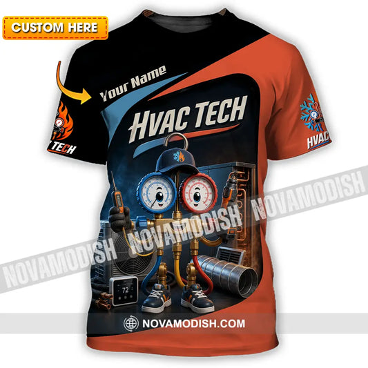 Unisex Shirt - Custom Hvac Tech Shirt - T-shirt