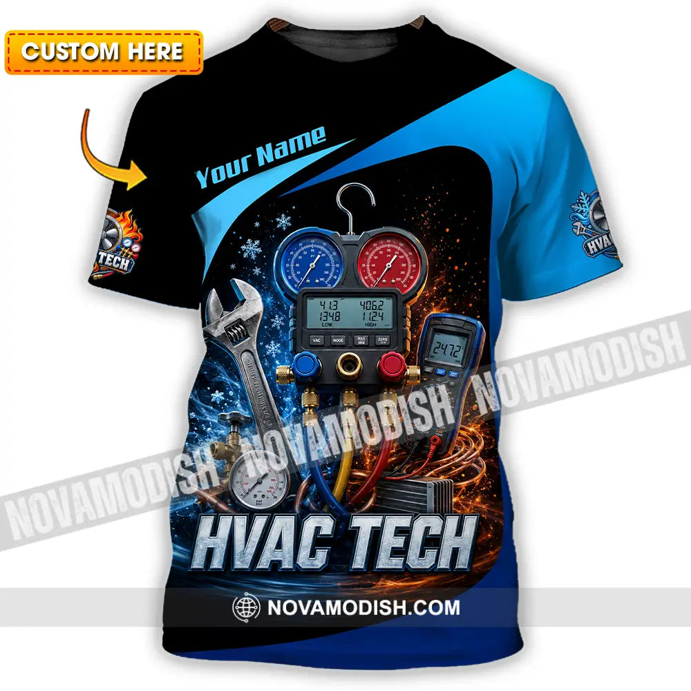 Unisex Shirt - Custom HVAC Tech Shirt - T-shirt