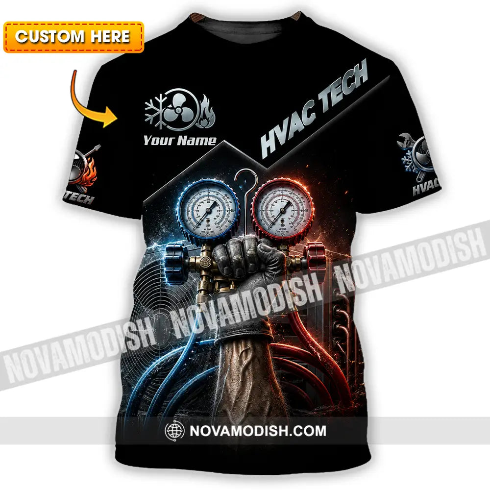 Unisex Shirt - Custom HVAC Tech Shirt - T-shirt