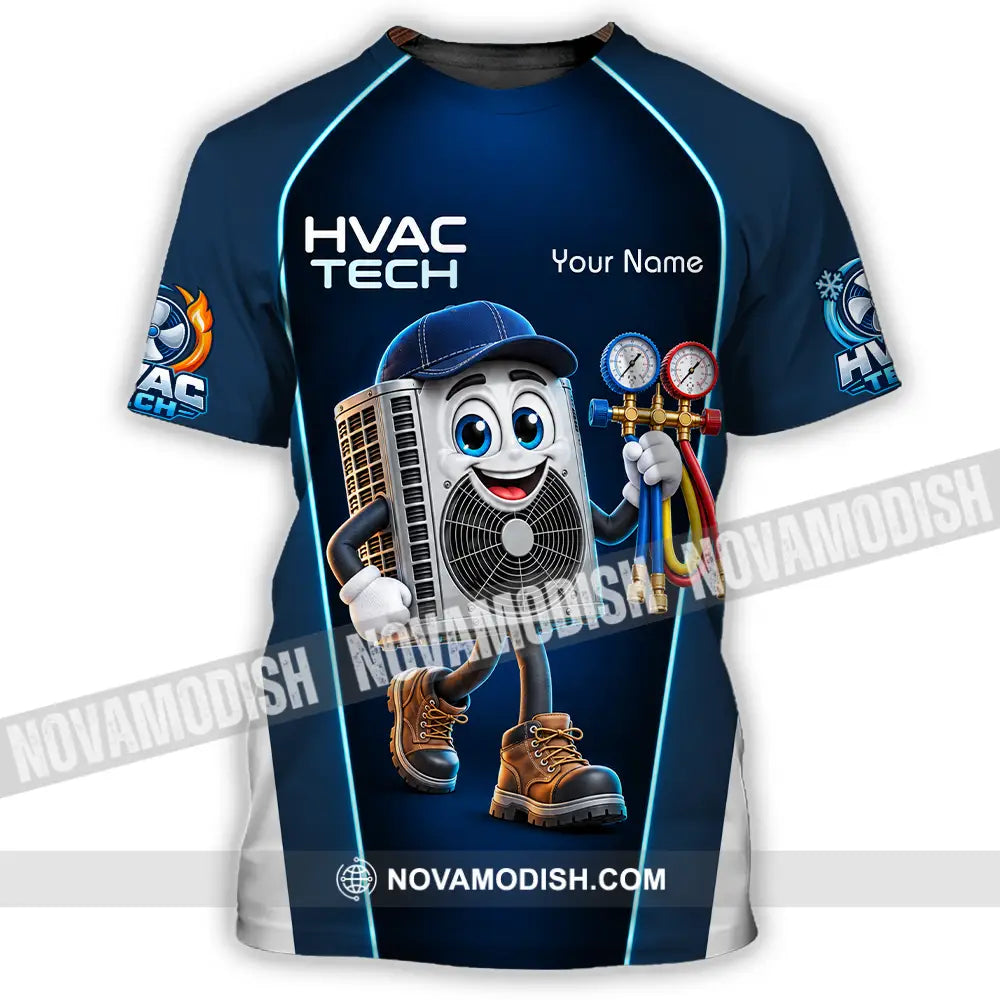 Unisex Shirt - Custom HVAC Tech Shirt - T-Shirt / S - T-shirt