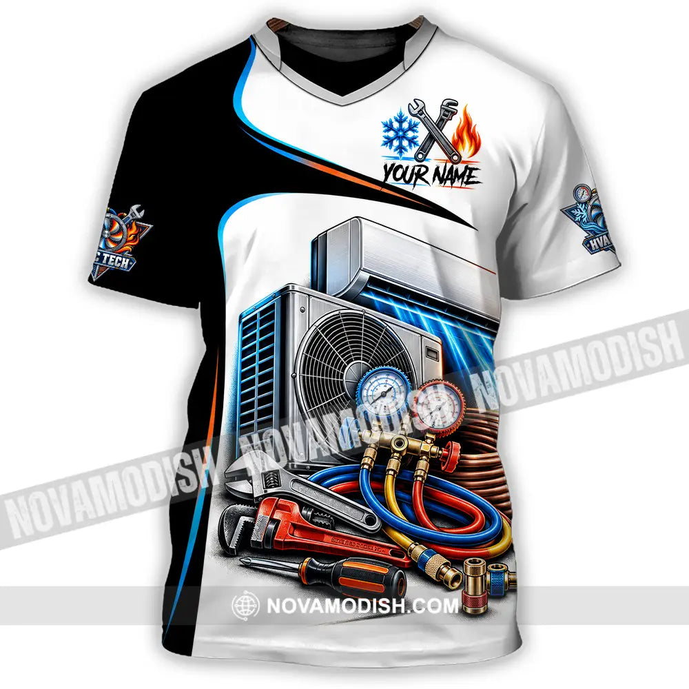Unisex Shirt - Custom HVAC Tech Shirt - T-Shirt / S - T-shirt