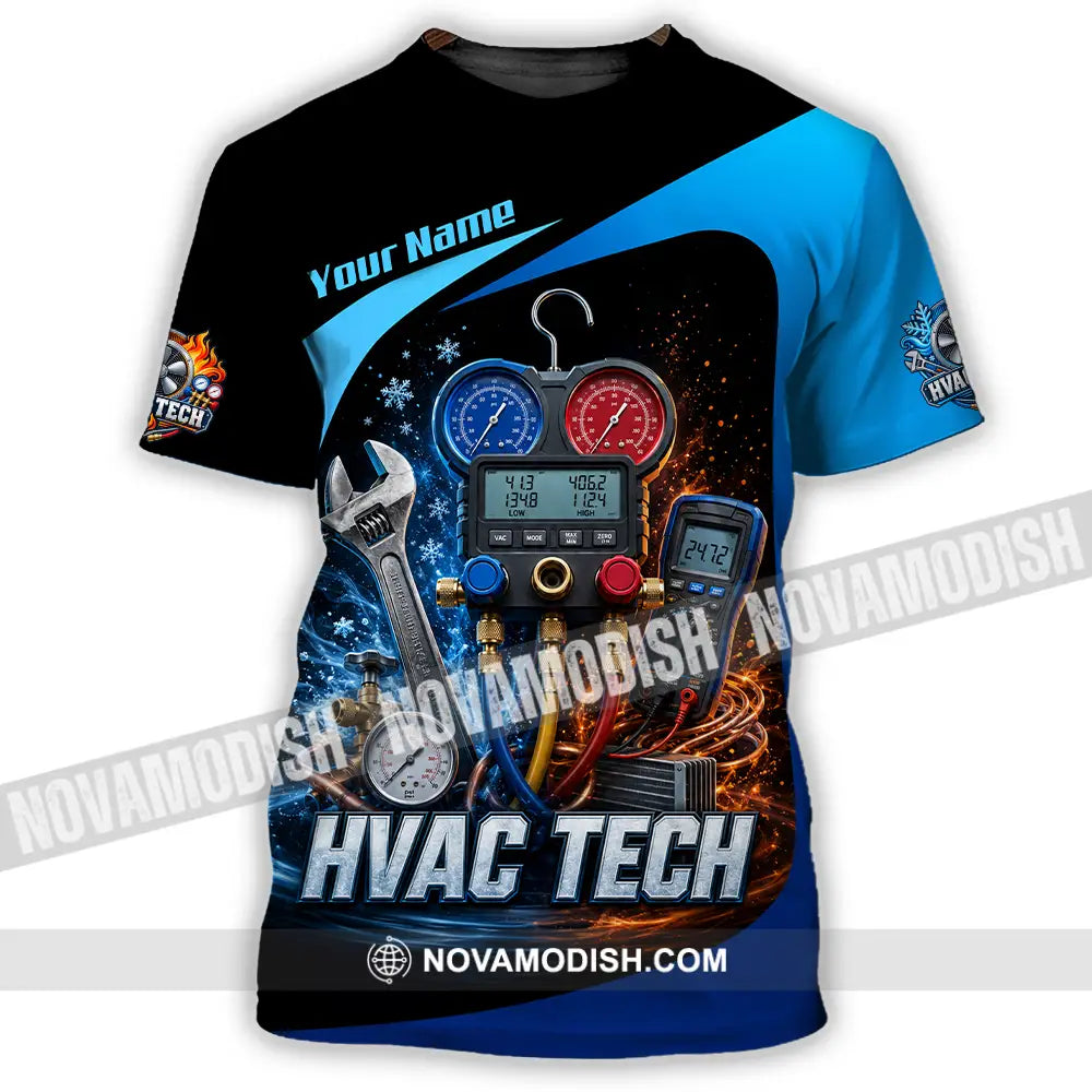 Unisex Shirt - Custom HVAC Tech Shirt - T-Shirt / S - T-shirt
