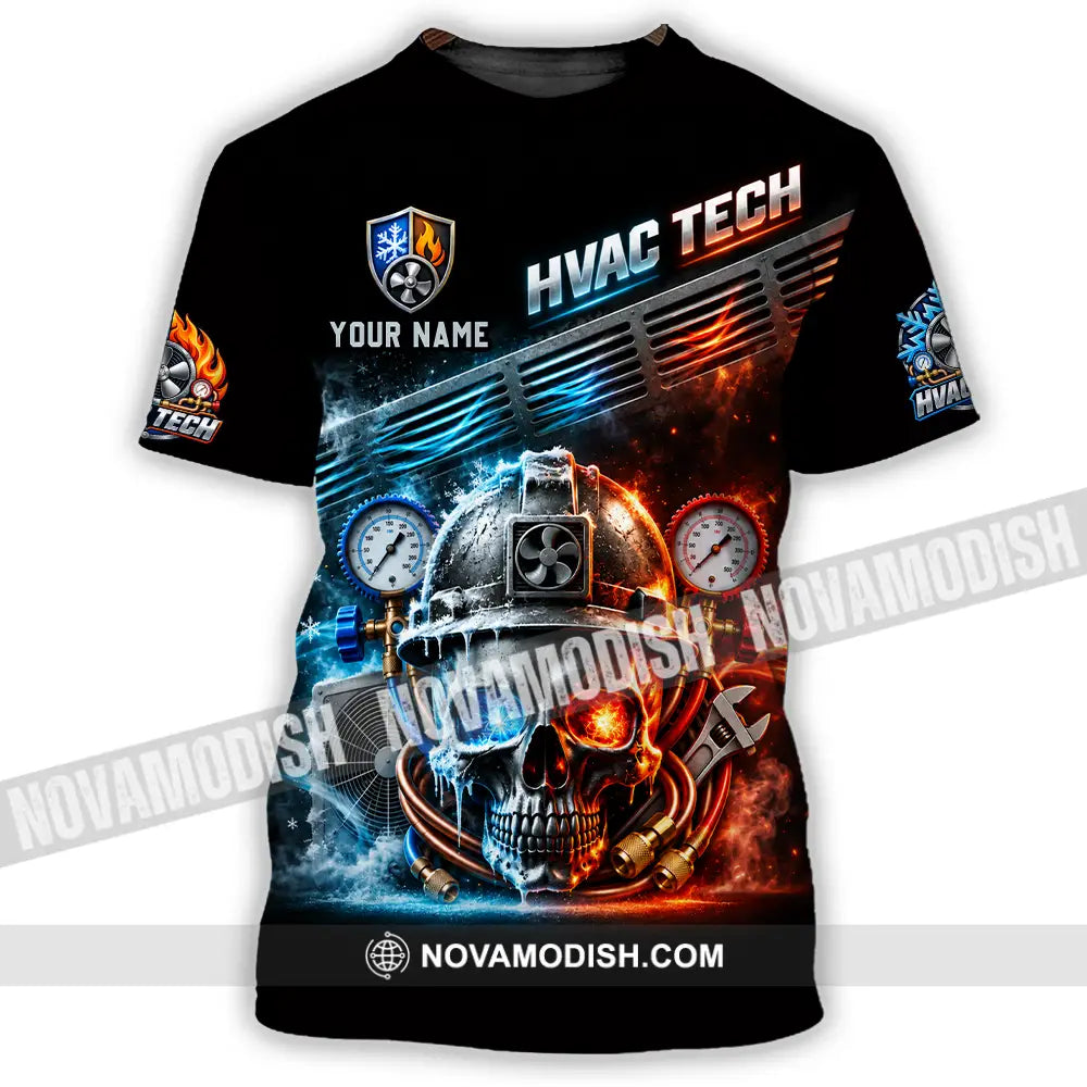Unisex Shirt - Custom HVAC Tech Shirt - T-Shirt / S - T-shirt