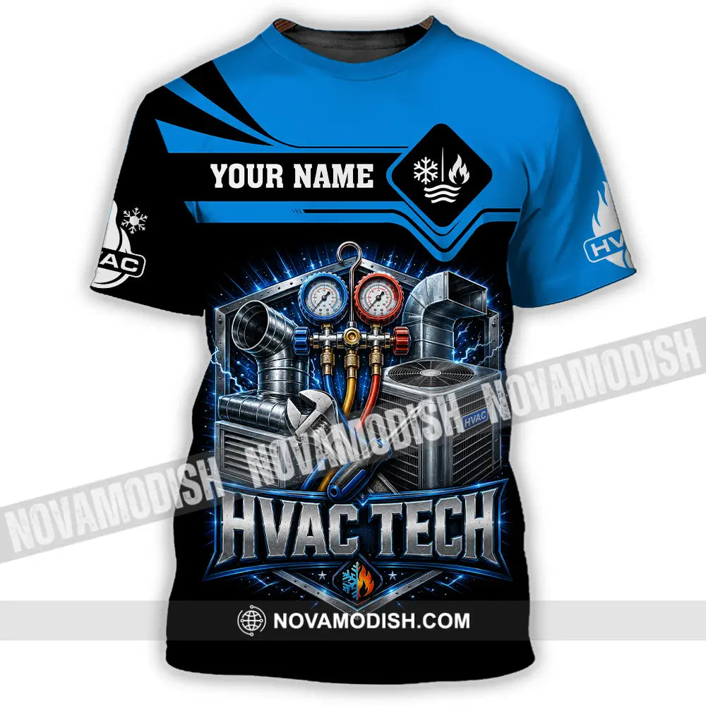 Unisex Shirt - Custom Hvac Tech Shirt - T-Shirt / S - T-shirt