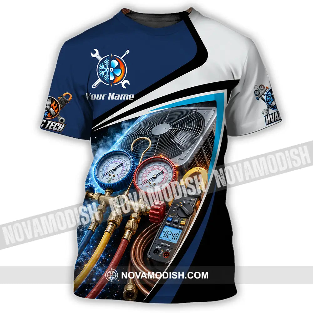 Unisex Shirt - Custom HVAC Tech Shirt - T-Shirt / S - T-shirt