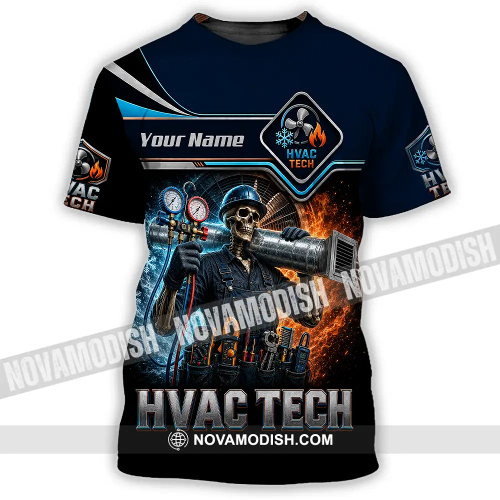 Unisex Shirt - Custom HVAC Tech Shirt - T-Shirt / S - T-shirt