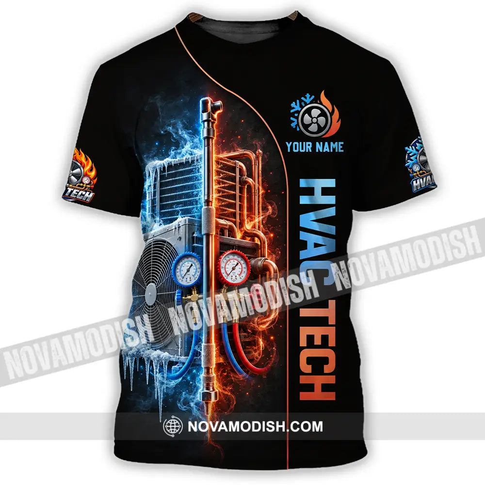 Unisex Shirt - Custom HVAC Tech Shirt - T-Shirt / S - T-shirt