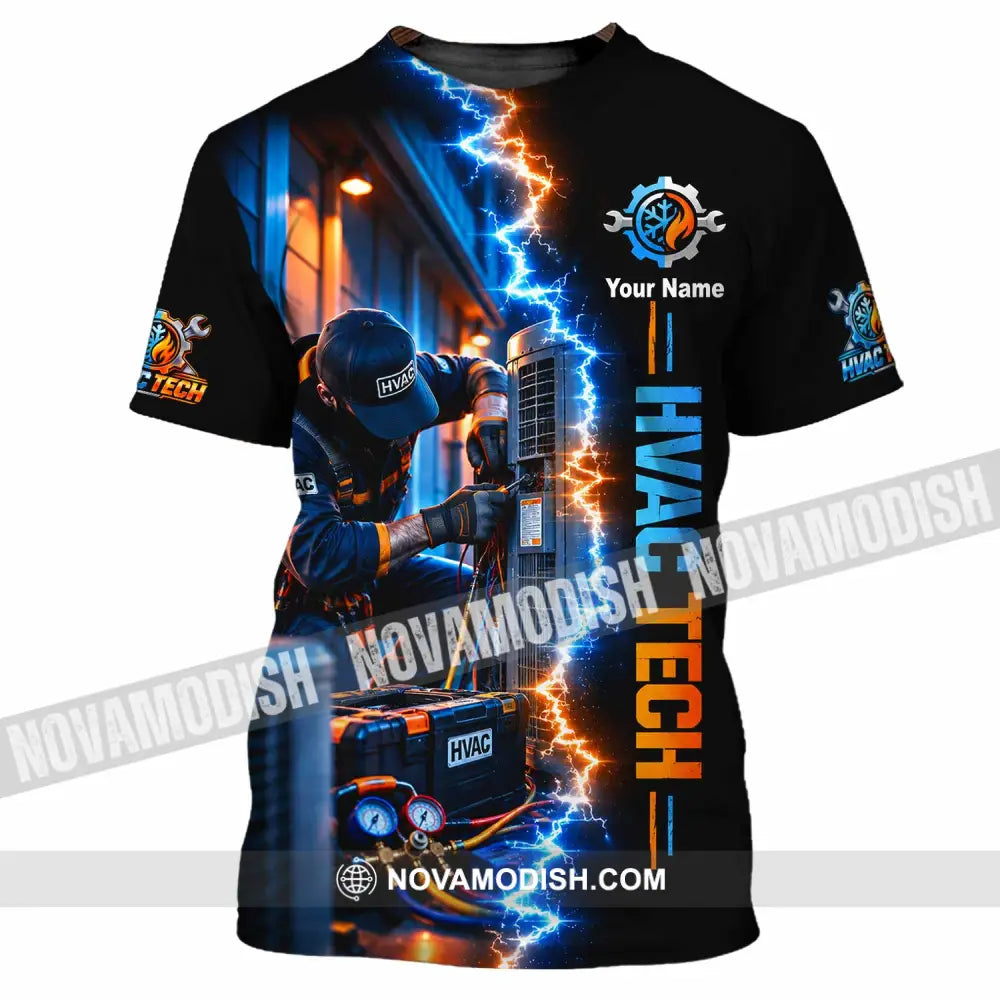 Unisex Shirt - Custom HVAC Tech Shirt - T-Shirt / S - T-shirt