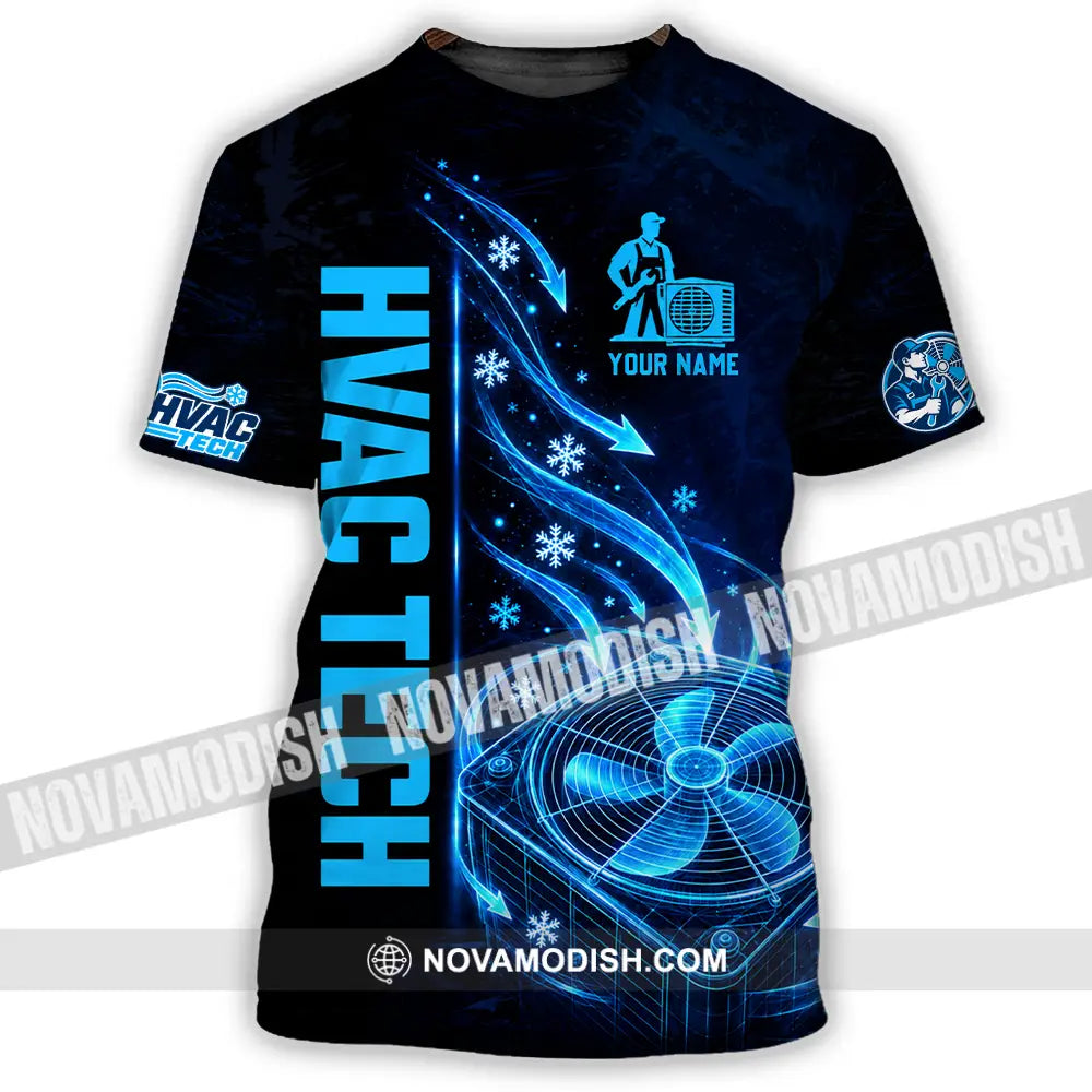 Unisex Shirt - Custom HVAC Tech Shirt - T-Shirt / S - T-shirt