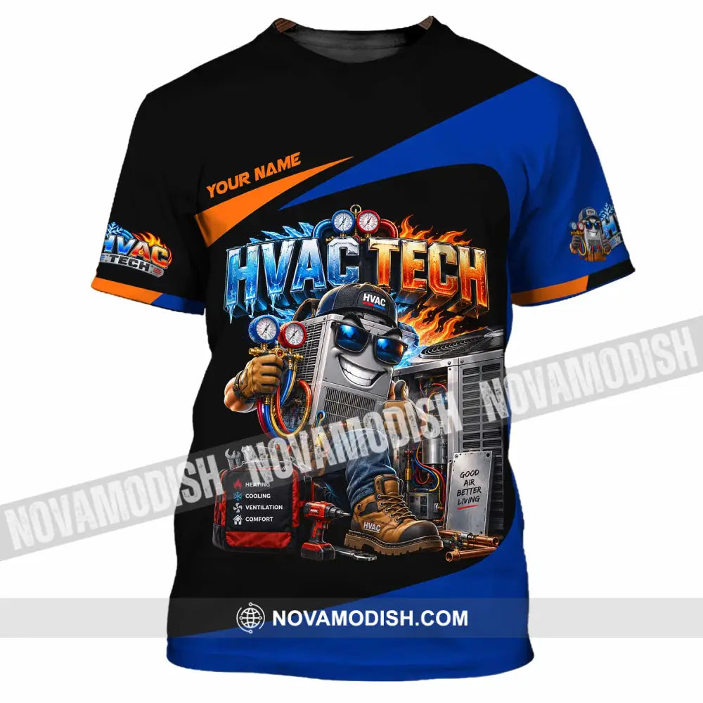 Unisex Shirt - Custom HVAC Tech Shirt - T-Shirt / S - T-shirt