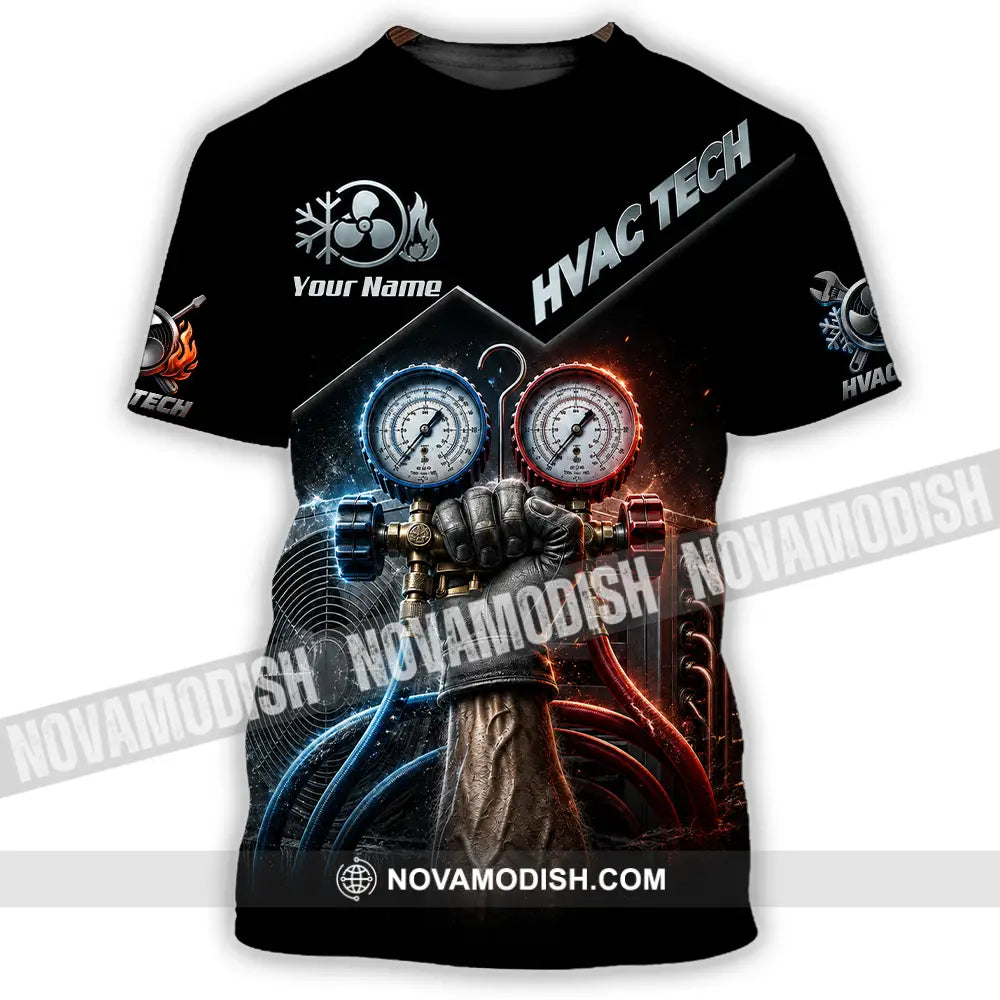 Unisex Shirt - Custom HVAC Tech Shirt - T-Shirt / S - T-shirt
