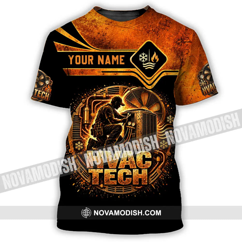 Unisex Shirt - Custom HVAC Tech Shirt - T-Shirt / S - T-shirt