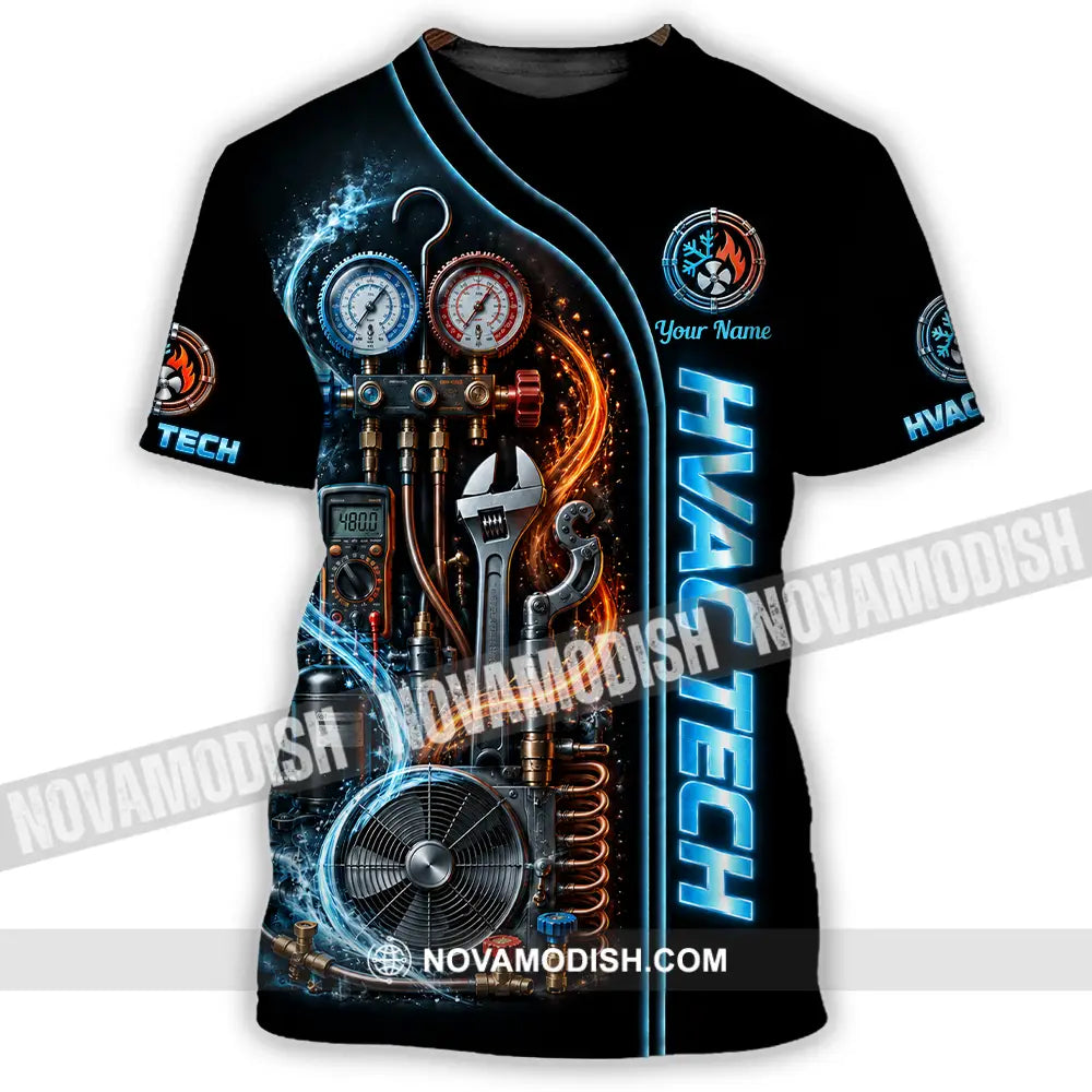Unisex Shirt - Custom HVAC Tech Shirt - T-Shirt / S - T-shirt