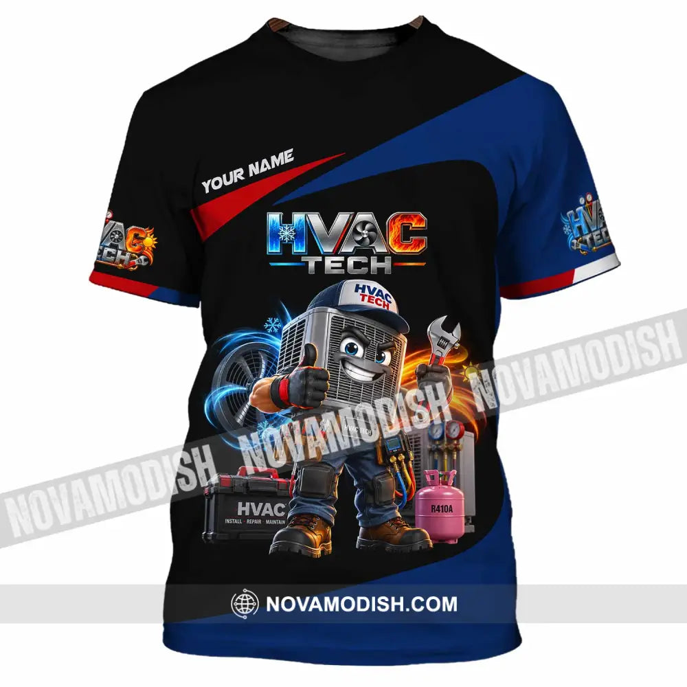 Unisex Shirt - Custom HVAC Tech Shirt - T-Shirt / S - T-shirt