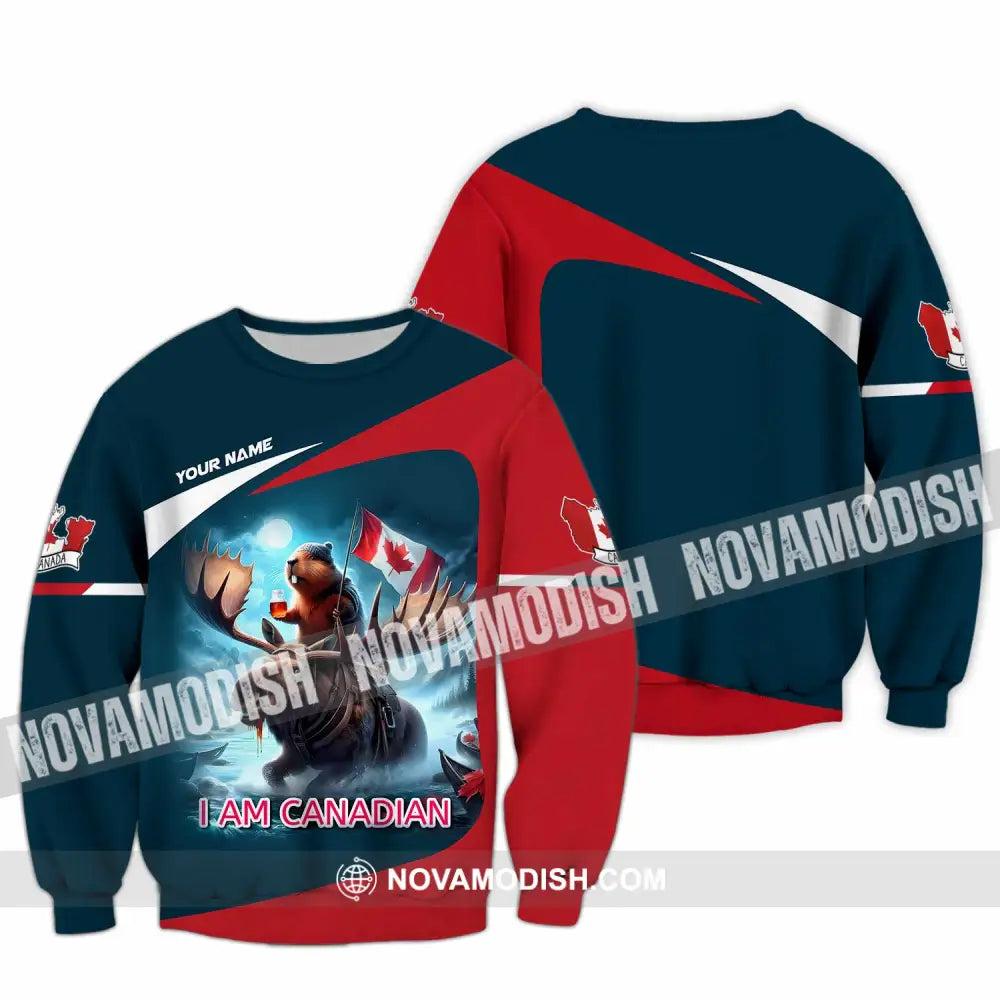 Unisex Shirt - Custom I Am Canadian Shirt Long Sleeve / S T-shirt