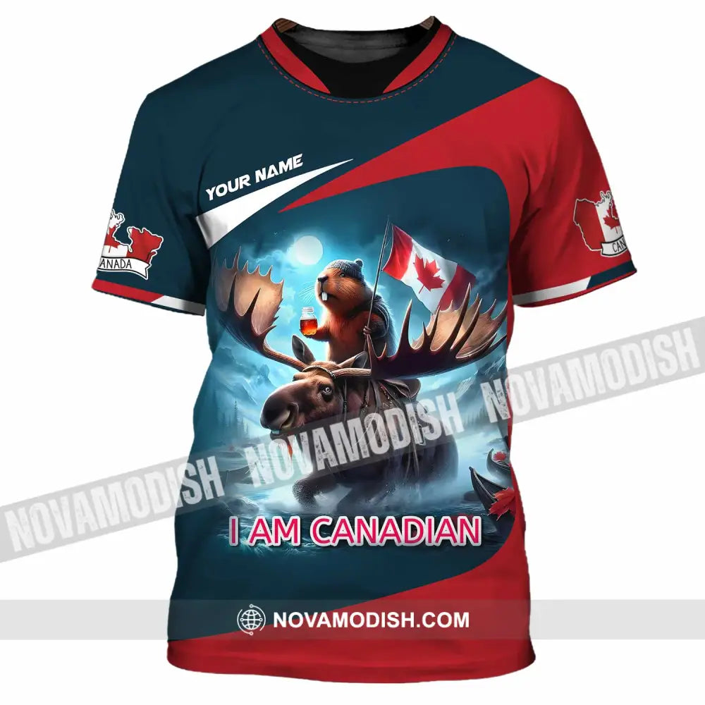 Unisex Shirt - Custom I Am Canadian Shirt T-Shirt / S T-shirt