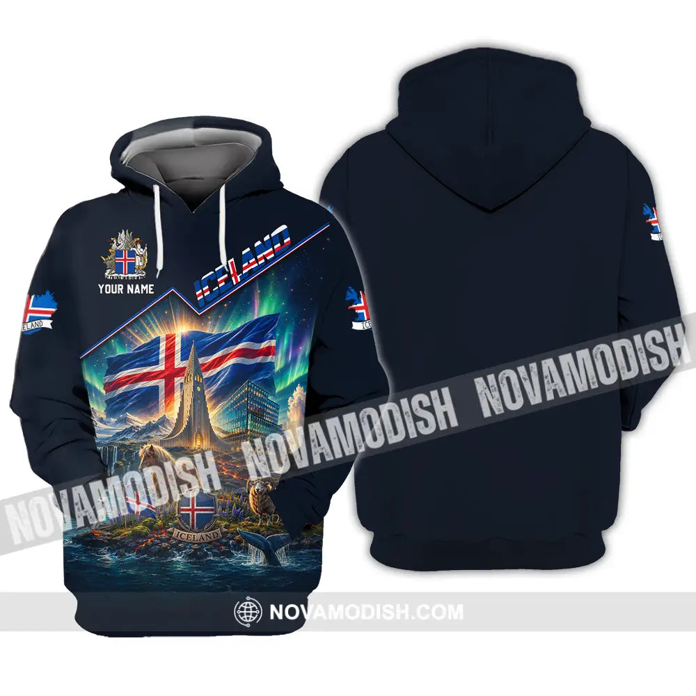 Unisex Shirt - Custom Iceland Shirt - Hoodie / S - T-shirt