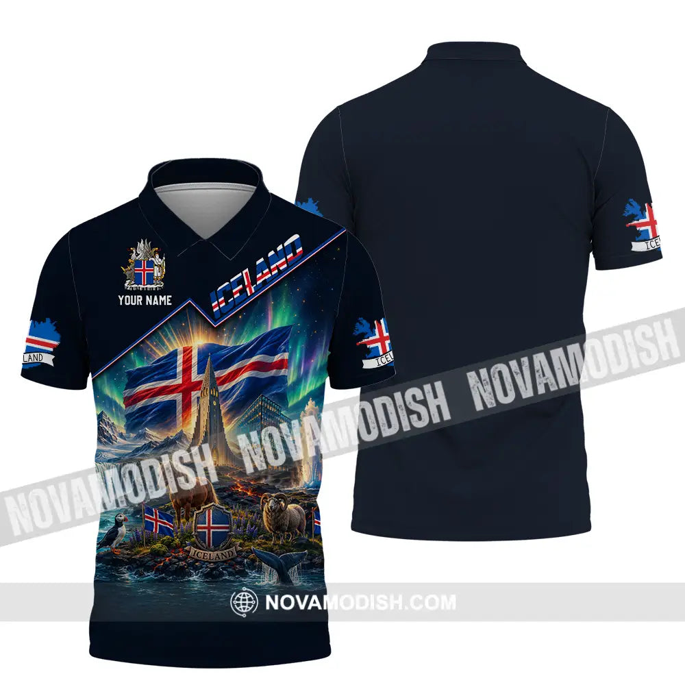 Unisex Shirt - Custom Iceland Shirt - Polo Shirt / S - T-shirt
