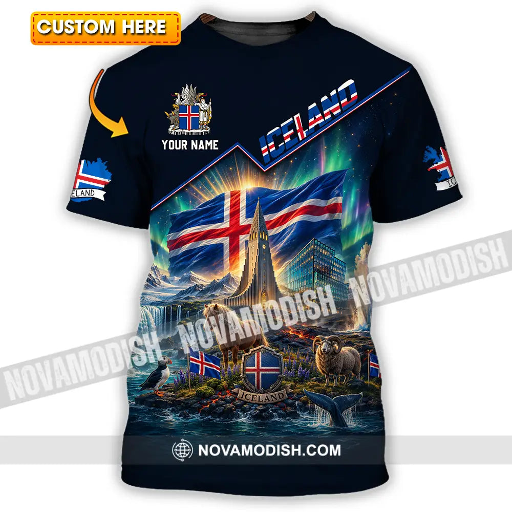Unisex Shirt - Custom Iceland Shirt - T-shirt