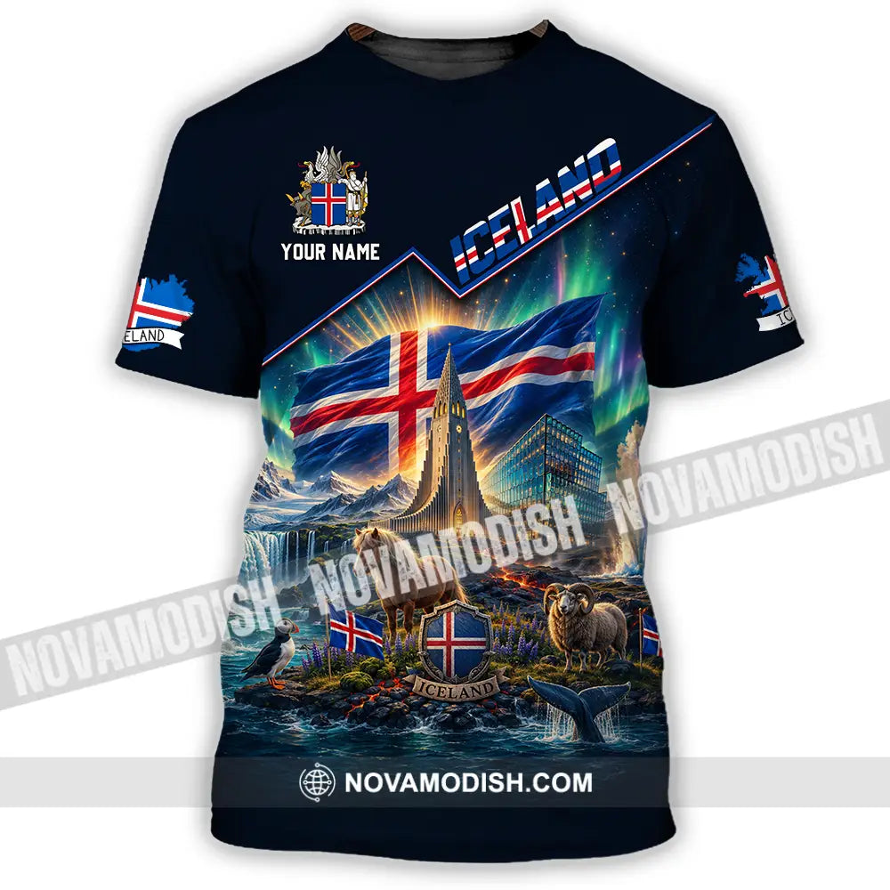 Unisex Shirt - Custom Iceland Shirt - T-Shirt / S - T-shirt