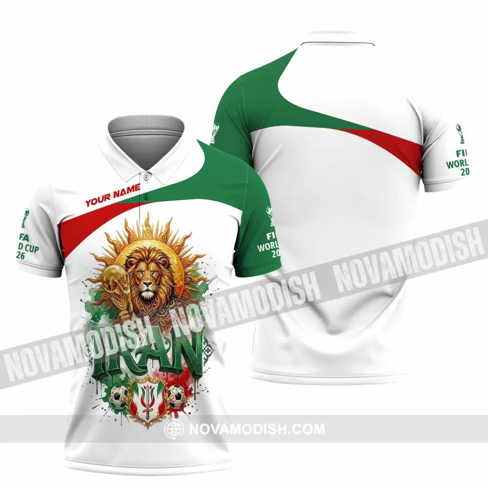 Unisex Shirt - Custom Iran World Cup 2026 3D Shirt - Polo Shirt / S - T-shirt