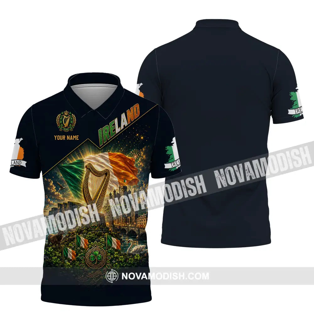 Unisex Shirt - Custom Ireland Shirt - Polo Shirt / S - T-shirt