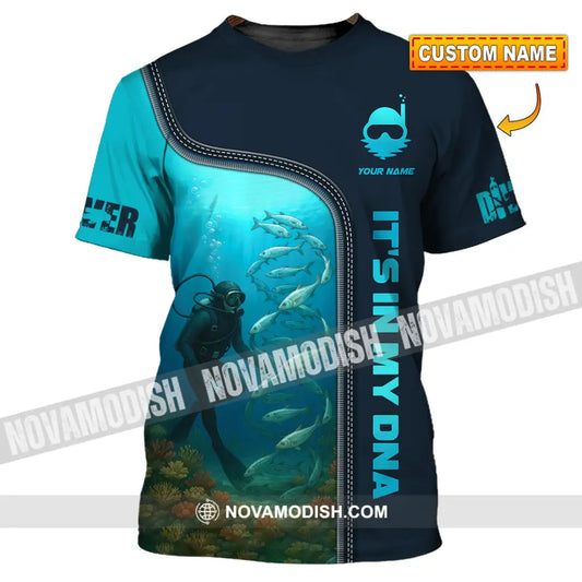Unisex Shirt - Custom It Is In My DNA Shirt For Diver T-shirt