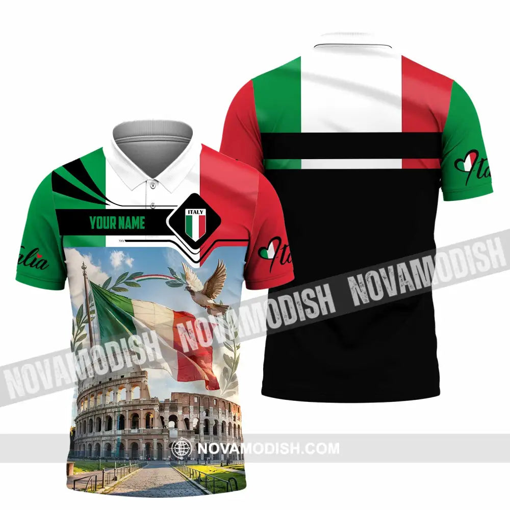 Unisex Shirt - Custom Italy 3D Shirt - Polo Shirt / S - T-shirt