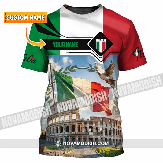 Unisex Shirt - Custom Italy 3D Shirt - T-shirt