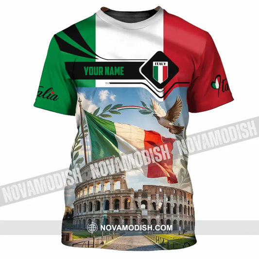 Unisex Shirt - Custom Italy 3D Shirt - T-Shirt / S - T-shirt
