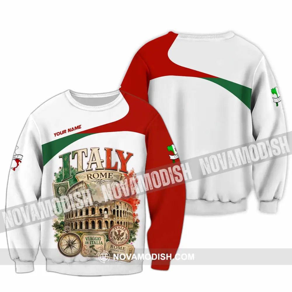 Unisex Shirt - Custom Italy Shirt - Long Sleeve / S - T-shirt