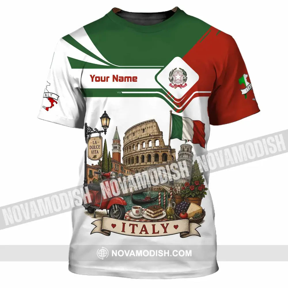 Unisex Shirt - Custom Italy Shirt - T-Shirt / S - T-shirt