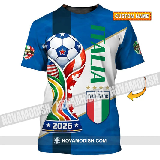 Unisex Shirt - Custom Italy World Cup 2026 Shirt - T-shirt