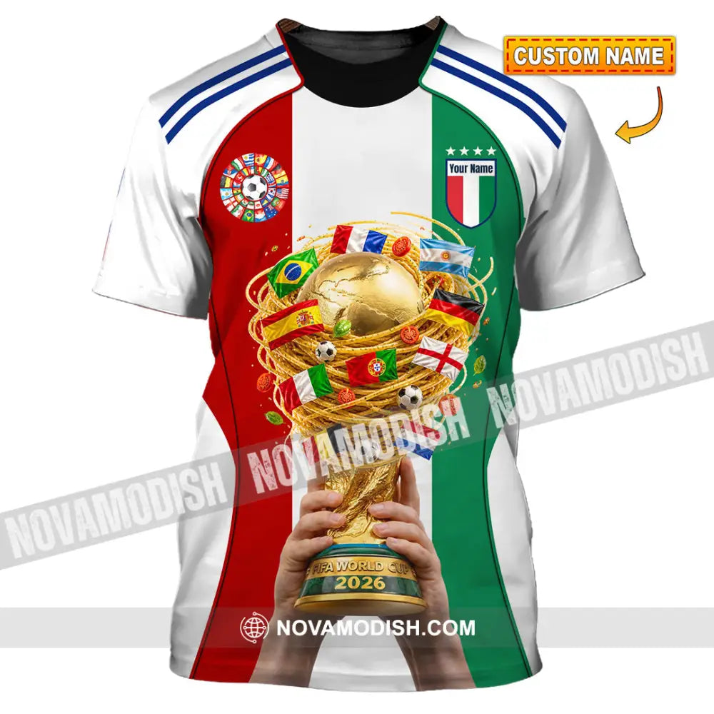 Unisex Shirt - Custom Italy World Cup 2026 Shirt - T-shirt