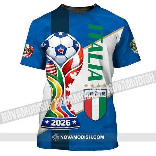 Unisex Shirt - Custom Italy World Cup 2026 Shirt - T-Shirt / S - T-shirt