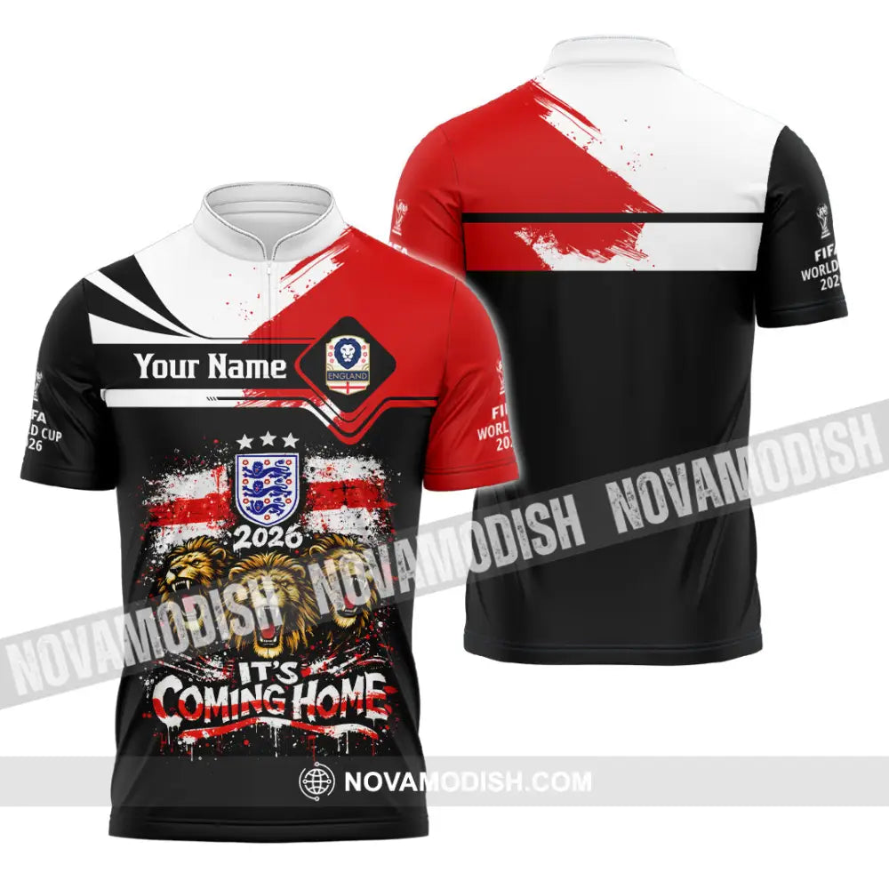 Unisex Shirt - Custom It’s Coming World Cup 2026 Shirt - Zipper Polo Shirt / S - T-shirt