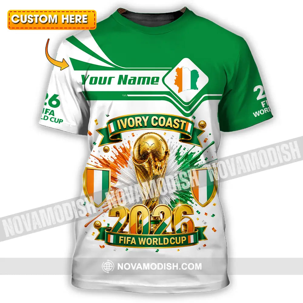 Unisex Shirt - Custom Ivory Coast World Cup 2026 Shirt - T-shirt