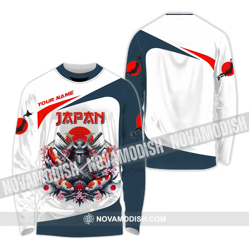 Unisex Shirt - Custom Japan 3D Shirt Long Sleeve Shirt / S T-shirt