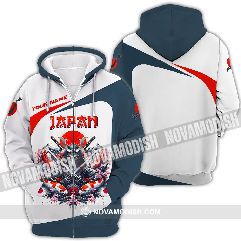 Unisex Shirt - Custom Japan 3D Shirt Zipper Hoodie / S T-shirt