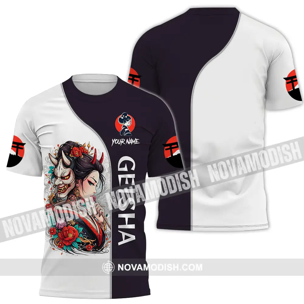 Unisex Shirt - Custom Japan Geisha3D Shirt T-Shirt / S T-shirt