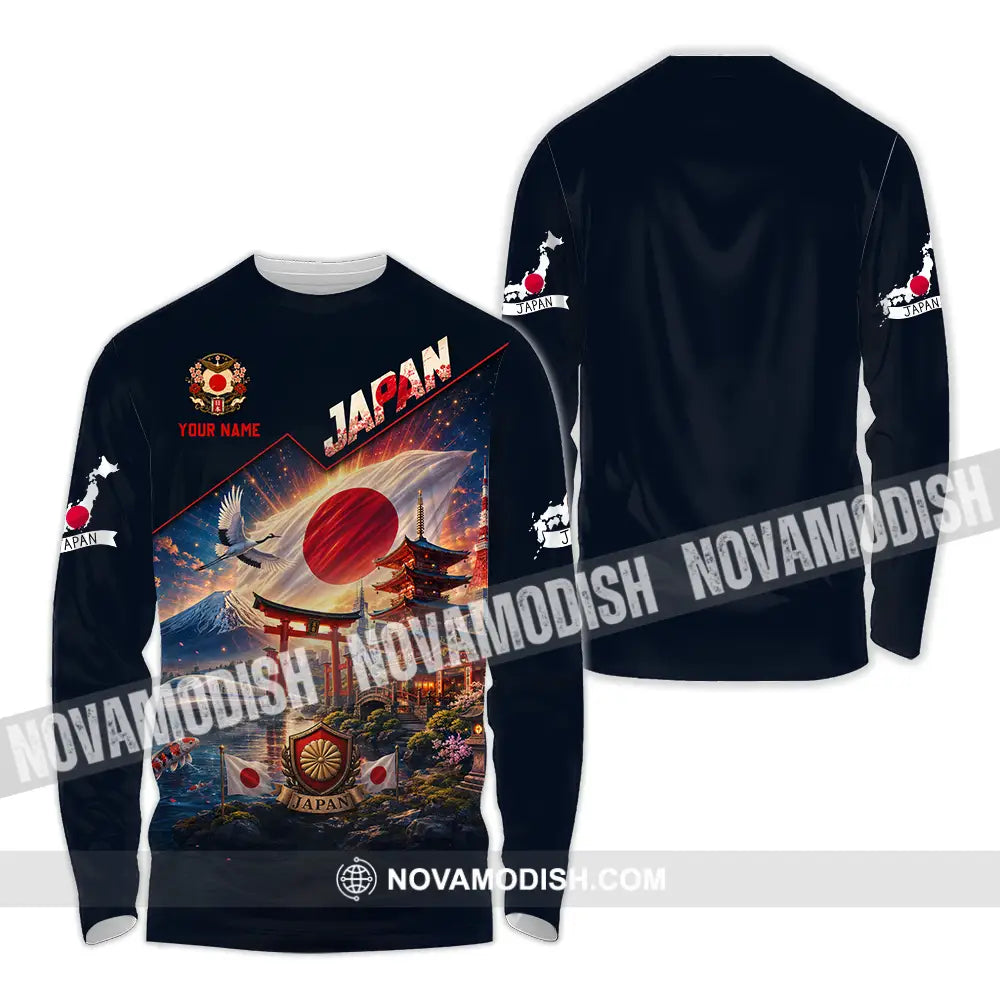 Unisex Shirt - Custom Japan Shirt - Long Sleeve Shirt / S - T-shirt