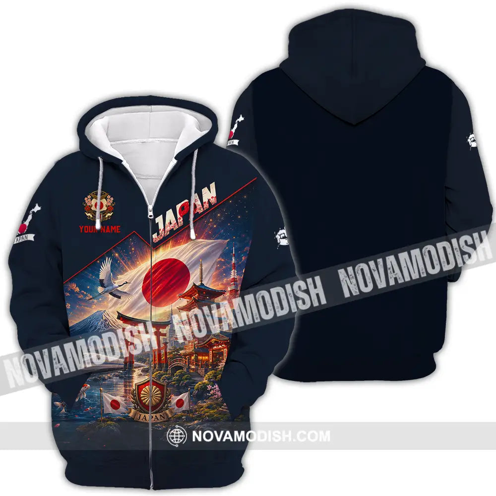 Unisex Shirt - Custom Japan Shirt - Zipper Hoodie / S - T-shirt